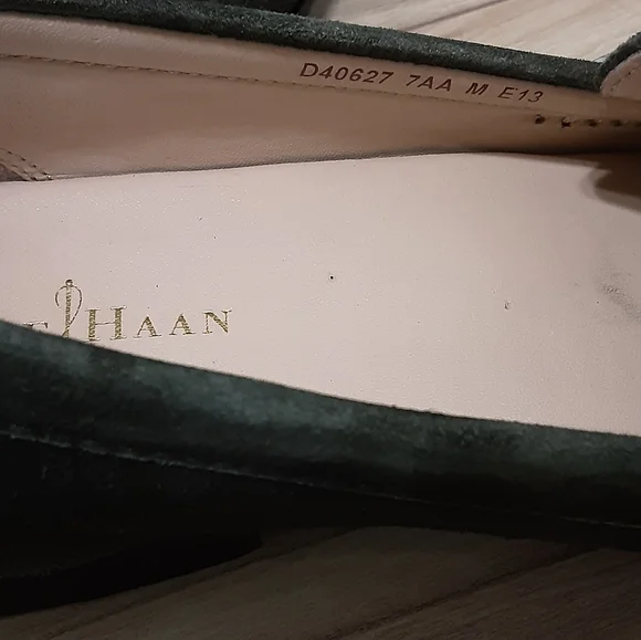 Cole Haan suede loafers size 7AA. - Picture 5 of 6
